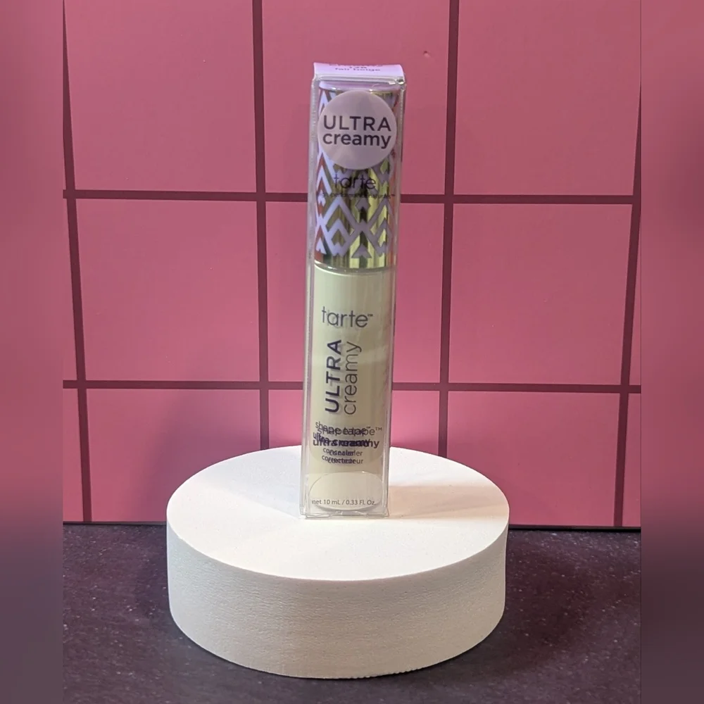 Tarte Ultra Creamy Shape Tape Concealer Shade 12B Fair Beige Full Size NIB